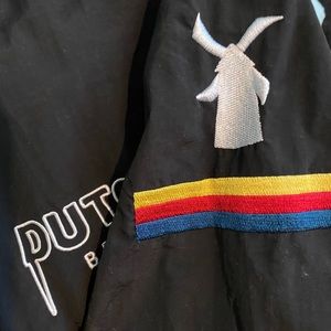 Dutch Bros Black Bomber Jacket
